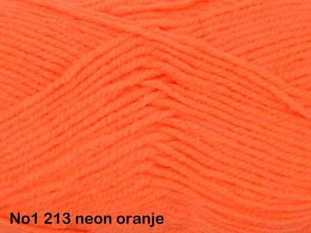 Gents-Ladies haakpakket No1 uni neonoranje