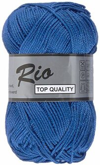 Garen Rio gemerceriseerd 100% katoen helderblauw