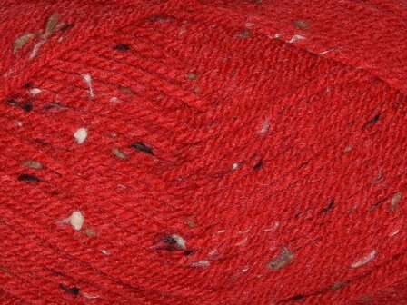 Garen No1 Tweed rood 100% acryl