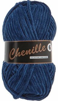 Garen Chenille 6 Marineblauw