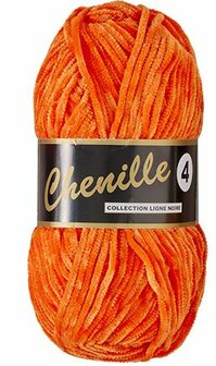 Garen Chenille 4 oranje