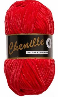 Garen Chenille 4 rood