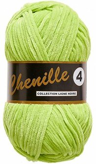 Garen Chenille 4 limegroen