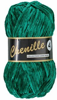 Garen Chenille 4 donkergroen