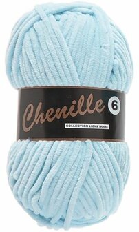 011 babyblauw - Chenille 6 