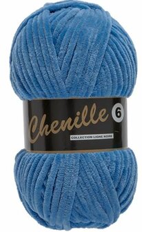 012 helderblauw - Chenille 6 