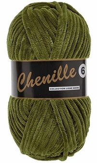 026 Olijfgroen - Chenille 6 