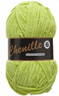 046 limegroen - Chenille 6 