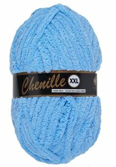 040 Helder lichtblauw - Chenille XXL 