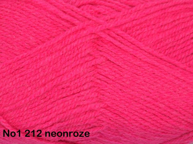 Gents-Ladies haakpakket No1 uni neonroze