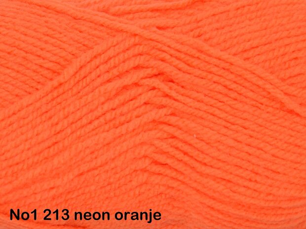 Gents-Ladies haakpakket No1 uni neonoranje